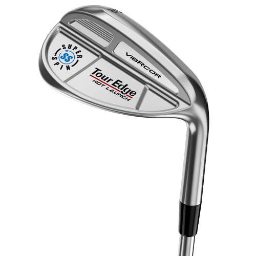 Tour Edge Hot Launch SuperSpin VibRCor Wedge 60* 07* (KBS Max 80, Wedge) LEFT