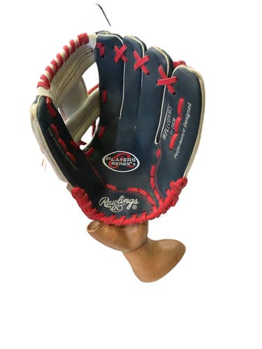 Used Rawlings PLAYER SERIES BB/SB Glove RH Throw White/Royal/Red 11" 11859-S000031633