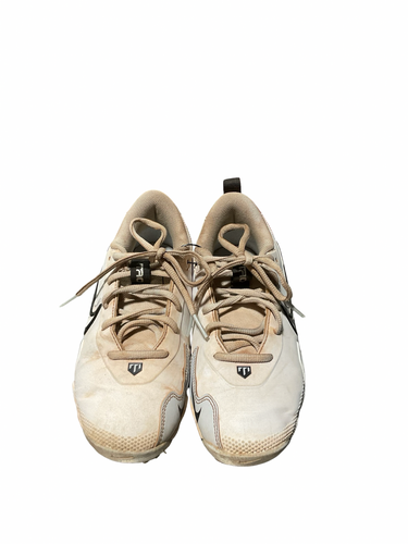 Used Nike TROUT WHITE CLEATS BB/SB Cleats White Junior 03 11834-S000055507