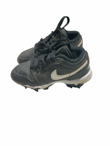 Used Nike AIR JORDAN BASEBALL CLEATS BB/SB Cleats Black Youth 10.0 11834-S000055685