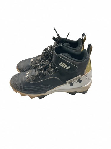Used Under Armour BRYCE HARPER VELCRO BB/SB Cleats Black Junior 04 11834-S000055695