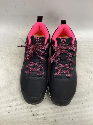 Used Under Armour LEADOFF CLEAT BB/SB Cleats Black Junior 04 11851-S000049933