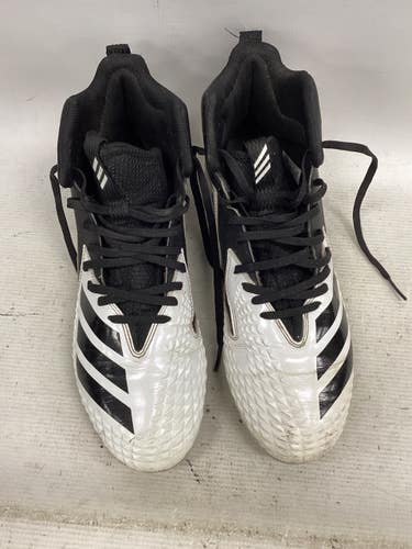 Used Adidas Adult FB Cleats Black And White Senior 11 11851-S000049918