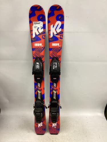 Used K2 INDY Boys DH Ski/Binding Red 88 cm 11851-S000049790