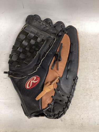 Used Rawlings PP224 BB/SB Glove RH Throw Black 11" 11851-S000049775