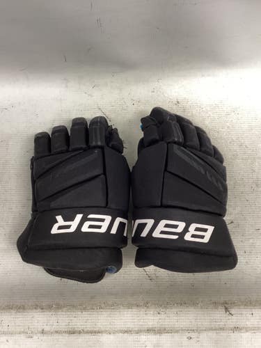 Used Bauer X GLOVES Junior Gloves Black 12" 11851-S000050258