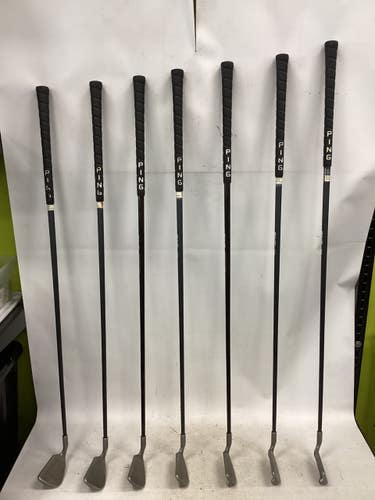 Used Ping KARSTEN IRONS Mens Package Set RH None 7 Piece 11851-S000050183