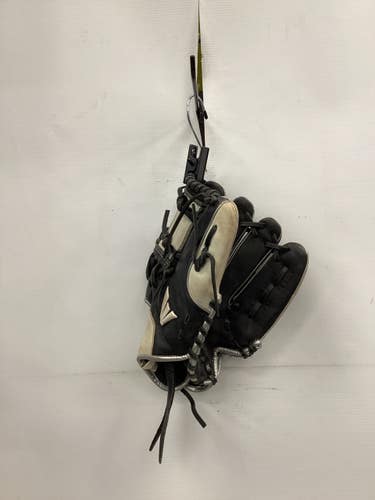 Used Easton FUTURE ELITE BB/SB Glove RH Throw Black And White 11" 11851-S000050089