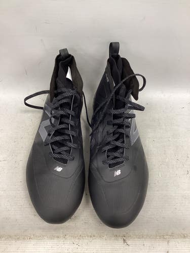 Used New Balance FANTOM FIT Adult FB Cleats Black Senior 14 11851-S000050069