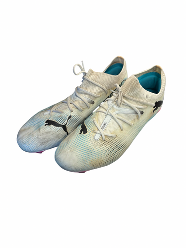 Used Puma Soccer Cleats White Senior 8.5 11682-S000137234