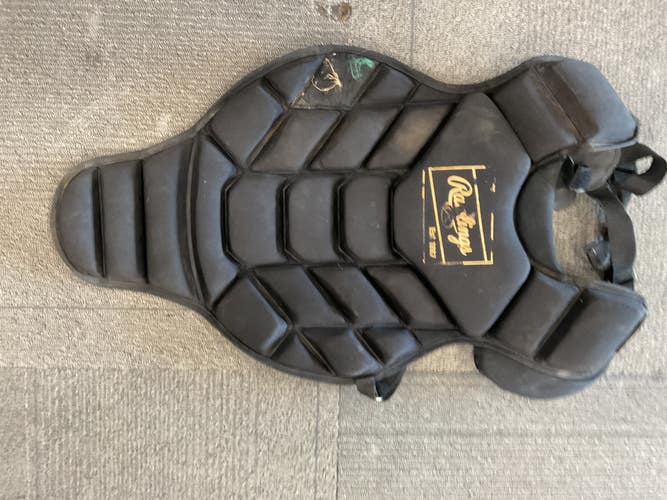 Used Rawlings CPP2JR REV A Catchers Chest Protector Black Junior 11614-S000242184