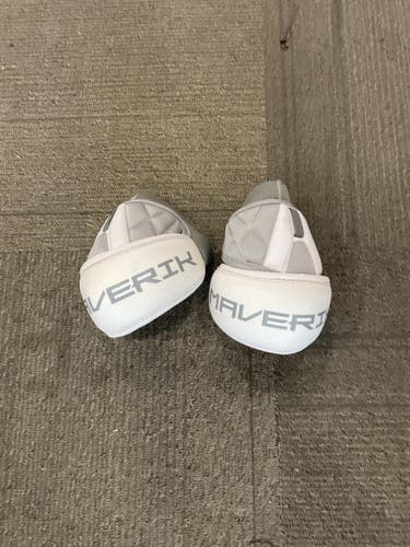 Used Maverik MX Lacrosse Arm Pads/Guards Grey SM 11614-S000242253