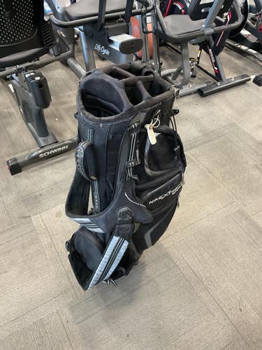 Used Nike STAND BAG Mens Stand Bag Black 11614-S000242217
