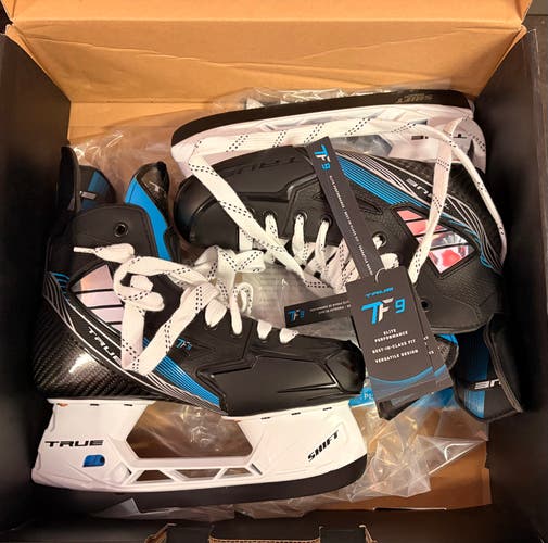 Black True TF9 Hockey Skates (New)