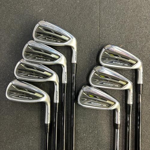 RH Cobra King Radspeed Iron Set #5-PW, GW | KBS $Taper 120 Stiff Shafts