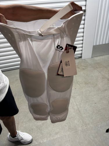 White Men's Medium Adult McDavid Game Pants (New)