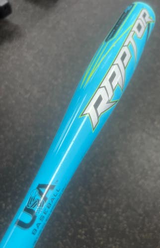 Used Rawlings RAPTOR BB/SB T-Ball Bat 24" 11497-S000160523