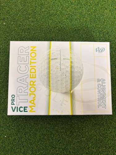 Vice Pro Tracer Major Edition Golf Balls Limited Edition 12 Balls New