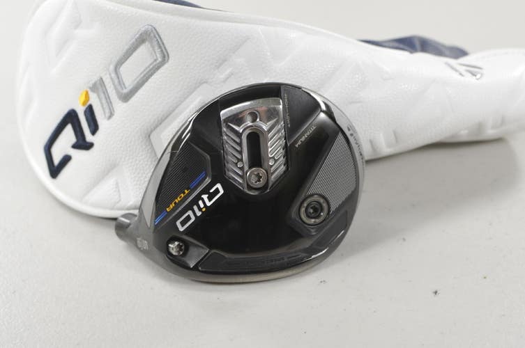 TaylorMade Qi10 Tour 5-18* Fairway Wood HEAD ONLY Right with Cover #224778