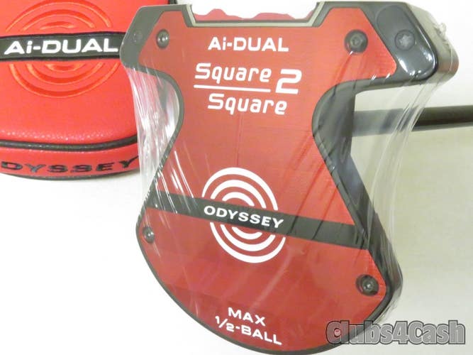 Odyssey Ai Dual Square 2 Square Max 1/2-Ball SL120 Stepless Black 35" +Cover NEW