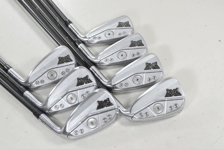 PXG Gen6 0311 P Double Chrome 5-W,GW Iron Set Regular Flex KBS Graphite #224868