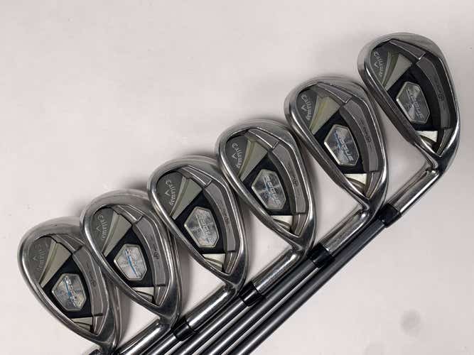 Callaway Rogue X Iron Set 6-9+AW+SW Aldila Synergy 60g Regular Graphite Mens RH