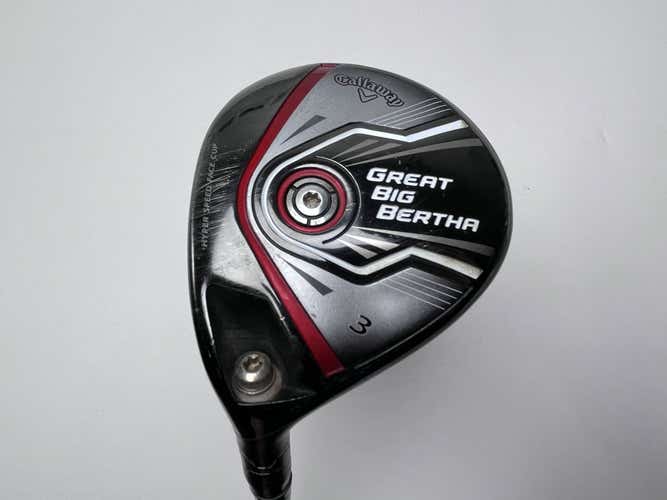 LEFTY Callaway Great Big Bertha 2015 3 Fairway Wood 15* Grafalloy Pro Custom RH