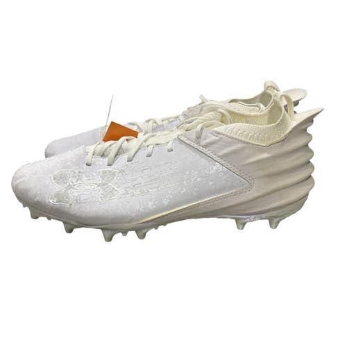 Used Under Armour LAX Cleats Mens White Senior 12 11847-S000037955