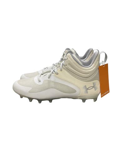 Used Under Armour LAX Cleats Mens Grey Senior 10 11847-S000037947