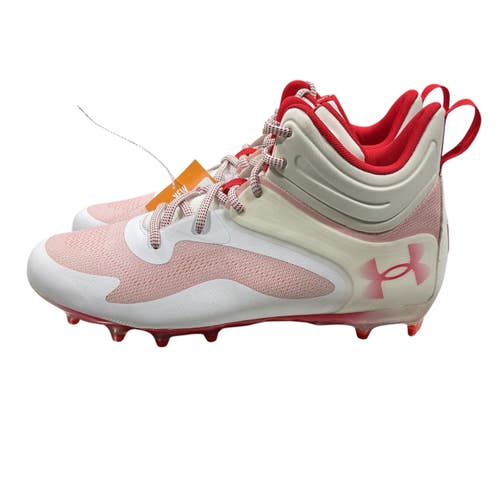 Used Under Armour LAX Cleats Mens Red Senior 11.5 11847-S000037949
