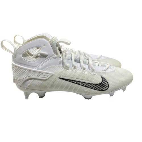 Used Nike LAX Cleats Mens White Senior 9 11847-S000037940