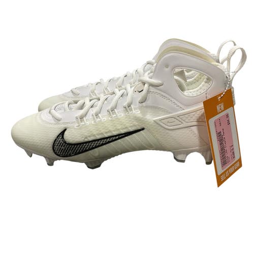 Used Nike LAX Cleats Mens White Senior 9 11847-S000037937