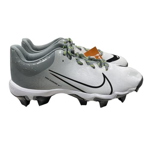Used Nike HYPER DIADMOND 4 BB/SB Cleats Grey Junior 06 11847-S000037914