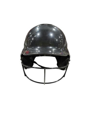 Used RIP-IT SOFTBALL HELMET Batting Helmet w/Mask Black MD 11847-S000037864