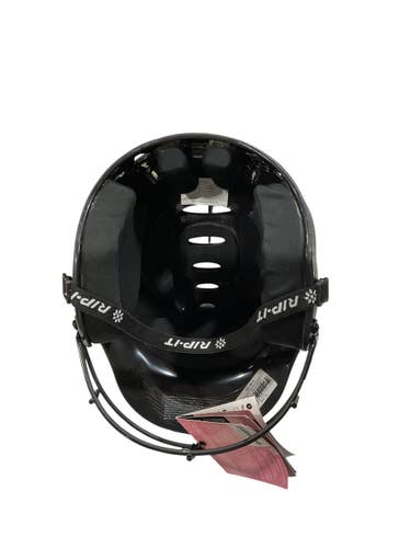 Used RIP-IT SOFTBALL HELMET Batting Helmet w/Mask Black MD 11847-S000037863