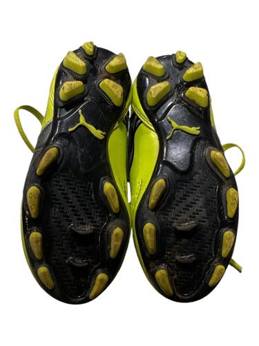 Used Puma Soccer Cleats Yellow Youth 10.0 11847-S000037801