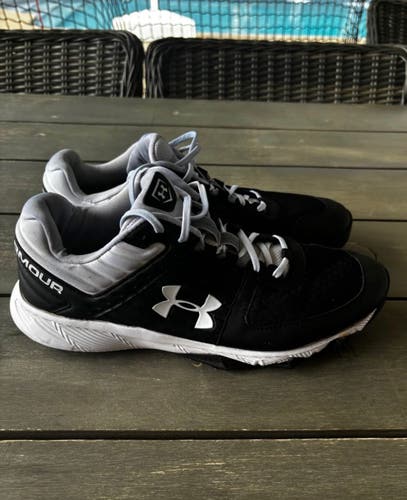 Black Men's Size M 11.0 (W 12.0) Under Armour (Used)