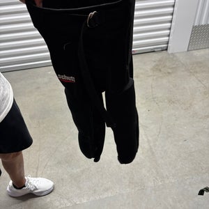 Black Unisex Medium Youth Schutt Game Pants (New)