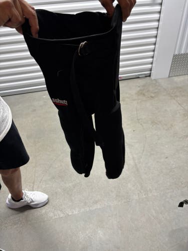 Black Unisex Medium Youth Schutt Game Pants (New)