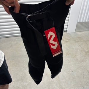 Black Unisex Small Youth McDavid Game Pants (New)