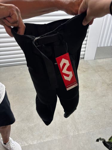 Black Unisex Small Youth McDavid Game Pants (New)