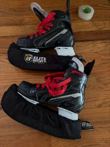 Black 2003 CCM Tacks Hockey Skates Regular Width Size 2 (Used)