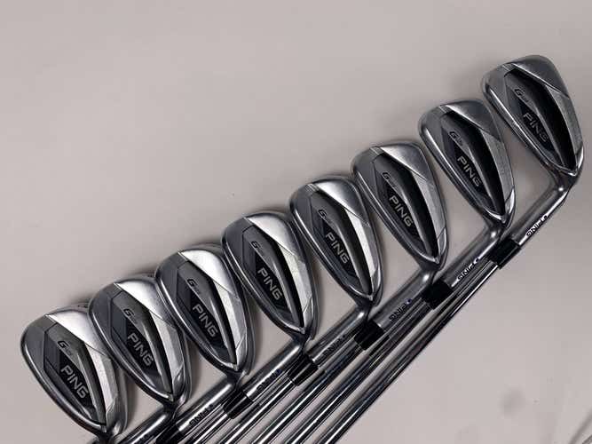 Ping G425 Iron Set 4-PW Blue Dot 1* Up AWT 2.0 Stiff RH Midsize Grips +1/2''
