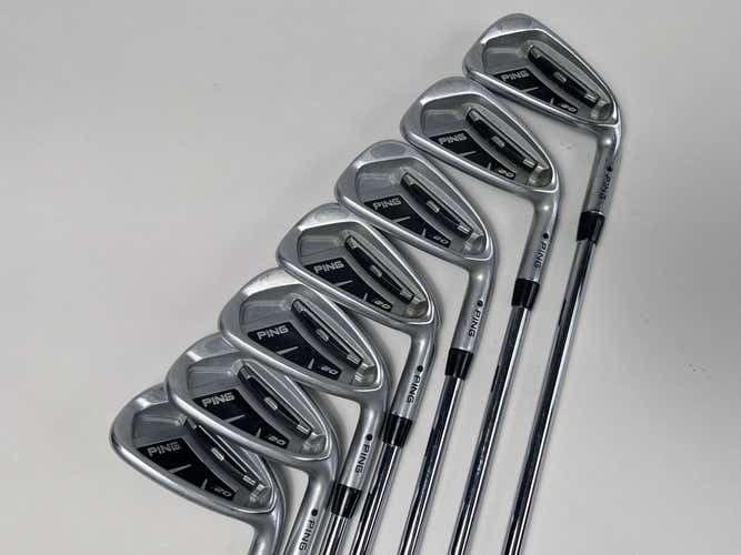 Ping i20 Iron Set 4-PW+GW Black Dot CFS Regular Steel Mens RH No 9 iron