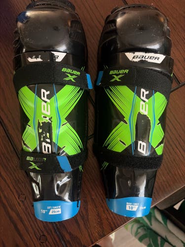 Junior Bauer X- 10" Shin Pads (Used)