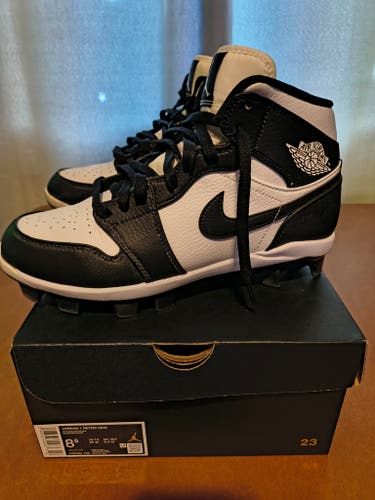 Black Men's Size M 8.5 (W 9.5) Adult Nike High Top Molded Cleats (Used)