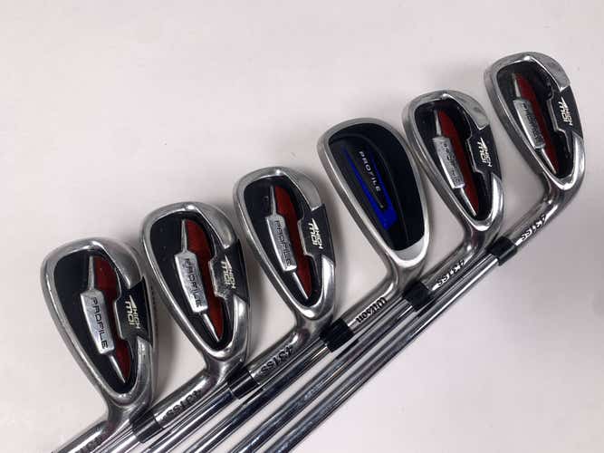 Wilson Profile 431ss Iron Set 5-PW+SW Regular Steel Mens RH No 9 iron