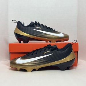 Black Gold Men's Size M 11.0 (W 12.5) Nike Vapor Speed 3 Low Men’s Elite Football Cleats FB3303-003