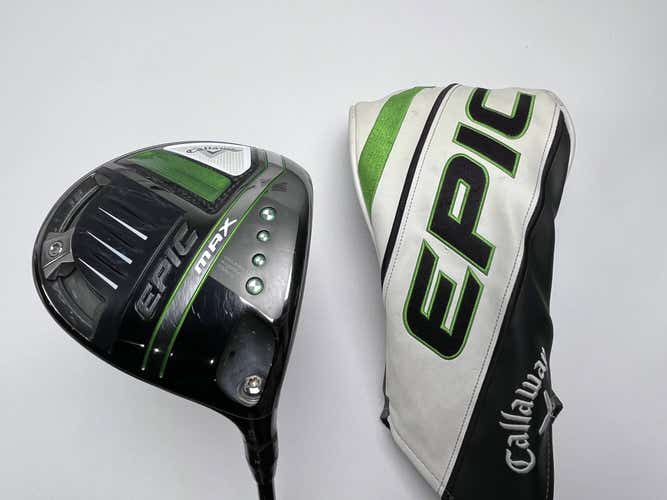 Callaway EPIC Max Driver 10.5* HZRDUS RDX Smoke 6.0 Black 60g Stiff RH HC