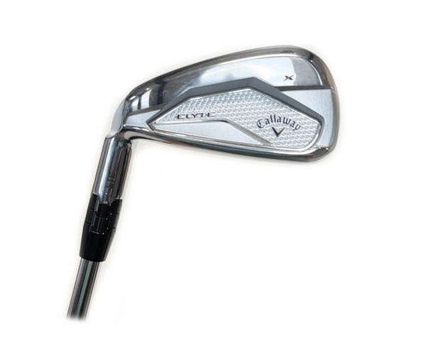LH Callaway Elyte X Fitting Cart 7 Iron +1" Long Steel Vector 80g Regular Flex